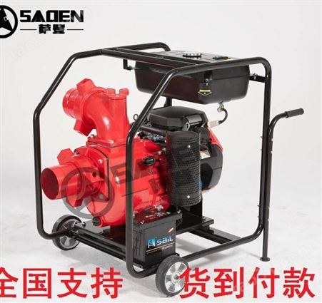 萨登6寸柴油水泵抽水机柴油机农用水泵电启动