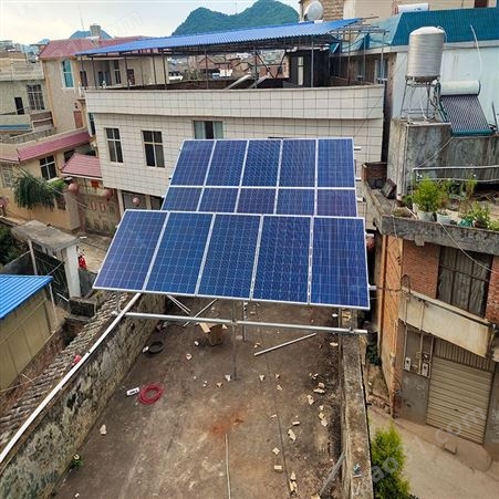 耀创 太阳能光伏发电系统安装 太阳能并网发电价格 家用屋顶发电 农村家用并网发电系统