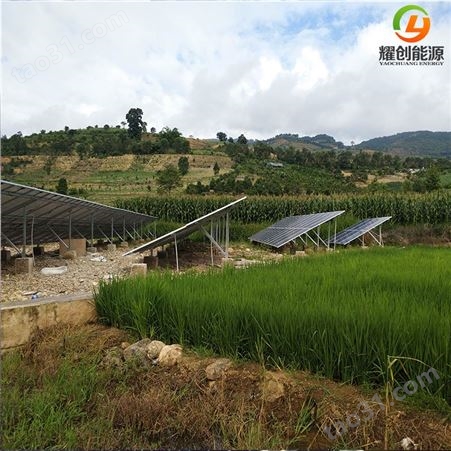 耀创 太阳能光伏水泵系统 太阳能提灌站 光伏提水工程 光伏扬水系统 云南太阳能抽水设备