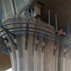 轨道交通配套设施墩顶井口钢盖板工作平台吊篮检查梯