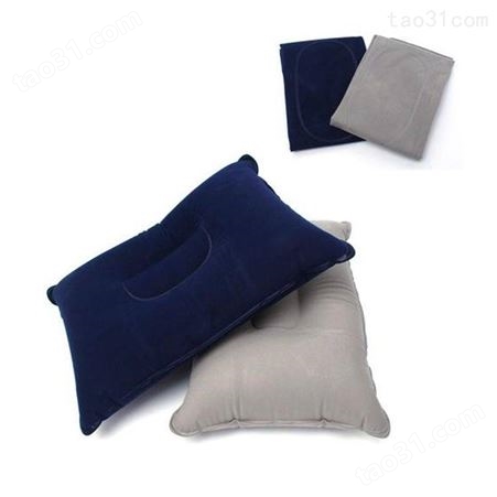 充气头枕按压式自动充气U型枕头旅行护颈椎脖枕充气旅行枕