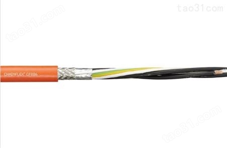 chainflex® 高柔性电机电缆 CF886
