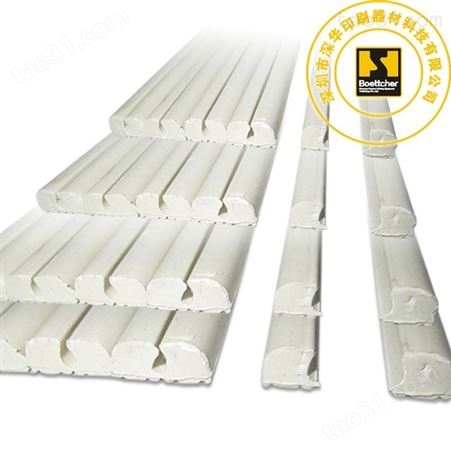 BOETTCHER拱形胶条 SS-100白色进口品质刀模材料用品 防爆胶条