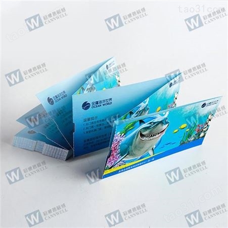 冠威 景点门票印刷 旅游景点门票 个性化设计 票类打印机专用