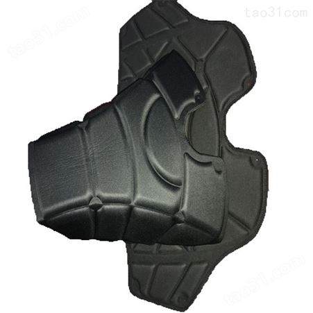 加工定制黑色EVA复合布料制品 eva冷热压成型制品 护膝收纳盒