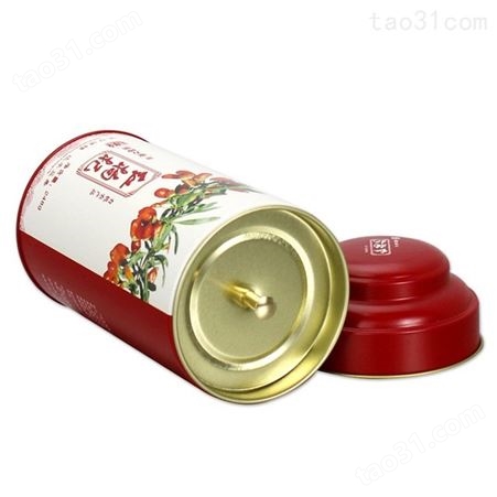 绿茶铁罐铁盒 蘑菇头英德红茶马口铁盒包装定制 麦氏罐业 茶叶铁罐 马口铁