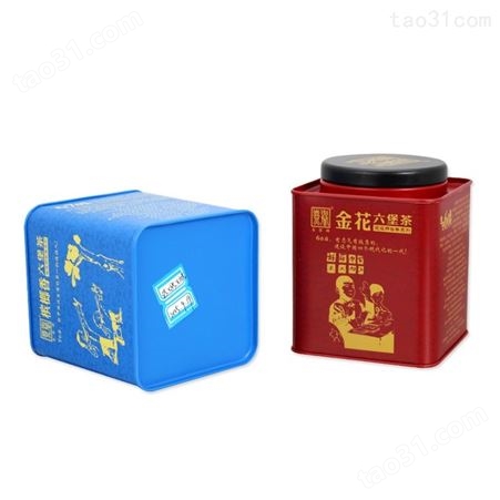 马口铁罐制造厂 茶叶铁盒包装厂家 100克装六堡茶包装铁盒定制 散茶叶铁罐生产 麦氏罐业