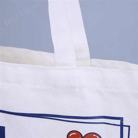 帆布袋生产定制大容量环保购物大号手提袋布袋印刷涤棉全棉布袋