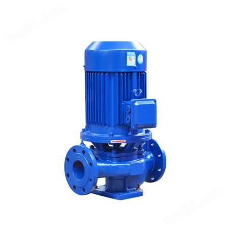 贝德IRG65-150 热水管道泵  立式热水循环离心泵  单级离心泵