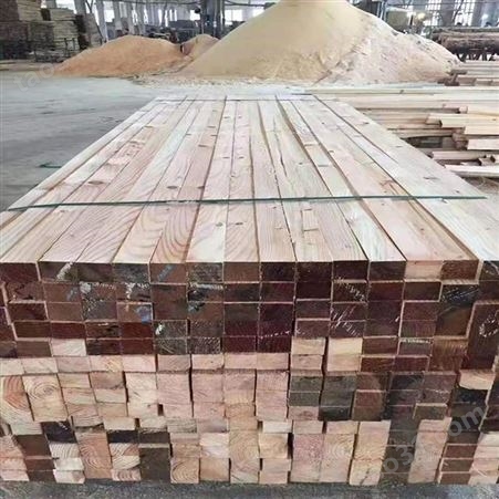 木方厂家 呈果4x8白松建筑木方厂家直供