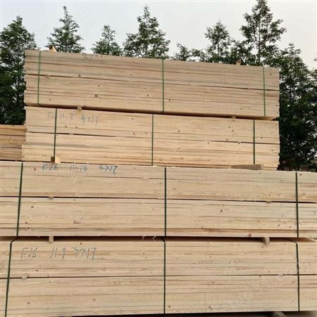 建筑木方厂家 现货批发5x10白松建筑木方规格齐全