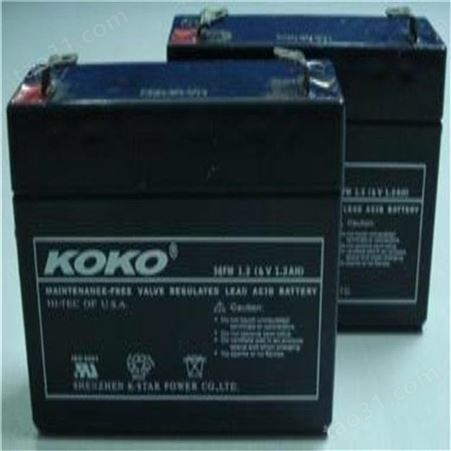 可可蓄电池6GFM40 铅酸KOKO蓄电池12V40AH 免维护储能型系列