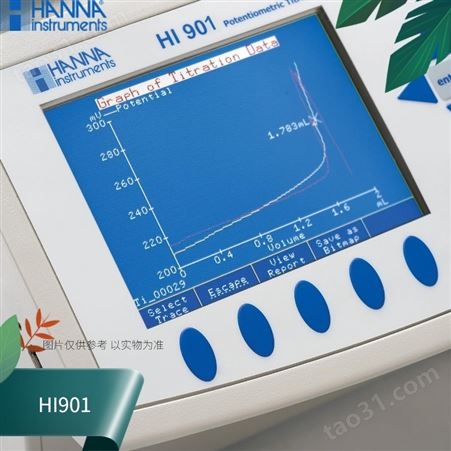 HI901C1/2意大利HANNA哈纳大屏幕彩屏自动滴定分析仪