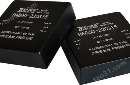 ACDC引针式75W220V 电源模块DIP封装单路输出HAG系列