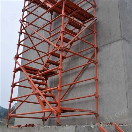工厂直销  桥梁施工梯笼安全爬梯 安全爬梯 高墩基坑施工笼式爬梯梯笼 基坑高顿爬梯 安徽安全爬梯