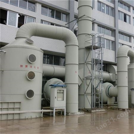 酸碱废气喷淋洗涤塔装置