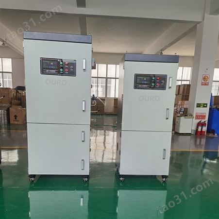 上海环保工业吸尘设备 移动式柜式集尘机 脉冲反吹灰尘回收工业集尘机
