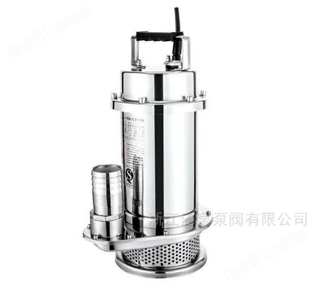 沁泉 Q（D）X-S全不锈钢精密铸造小型潜水电泵
