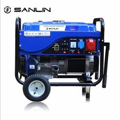 三林SANLIN动力220V汽油发电机7KWSHL9000QD
