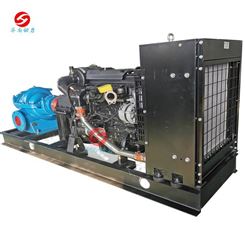 柴油消防泵350方26米柴动力水泵 管道压力测试泵